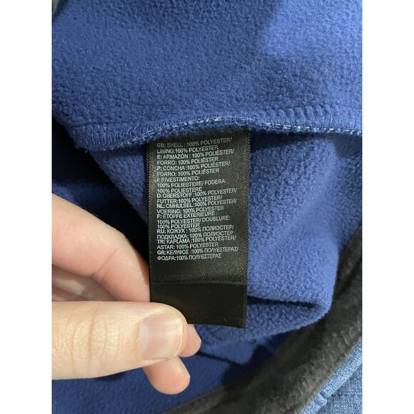 The North Face Women's APEX RISOR Windwall Zip Up Jacket Size LARGE Blue - Picture 3 of 8